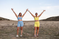 Rise | High Rise Shorts Lemon